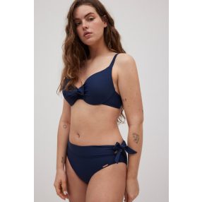   Ysabel Mora SW ‘25 sötétkék széles pántos bikini C kosárral