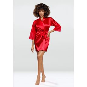 DKaren Judyta piros szatén köntös 